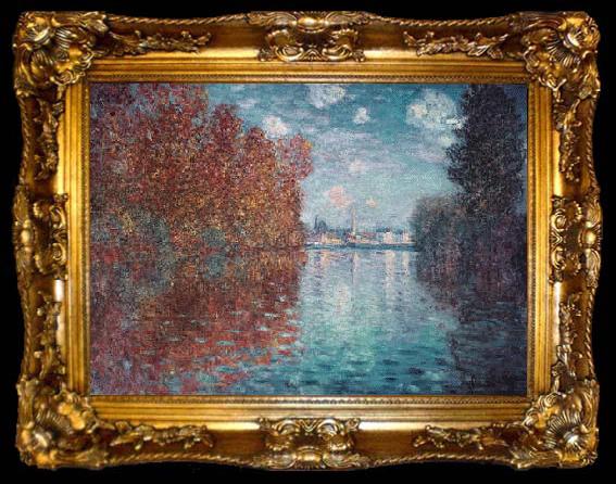 framed  Claude Monet Autumn at Argenteuil, ta009-2